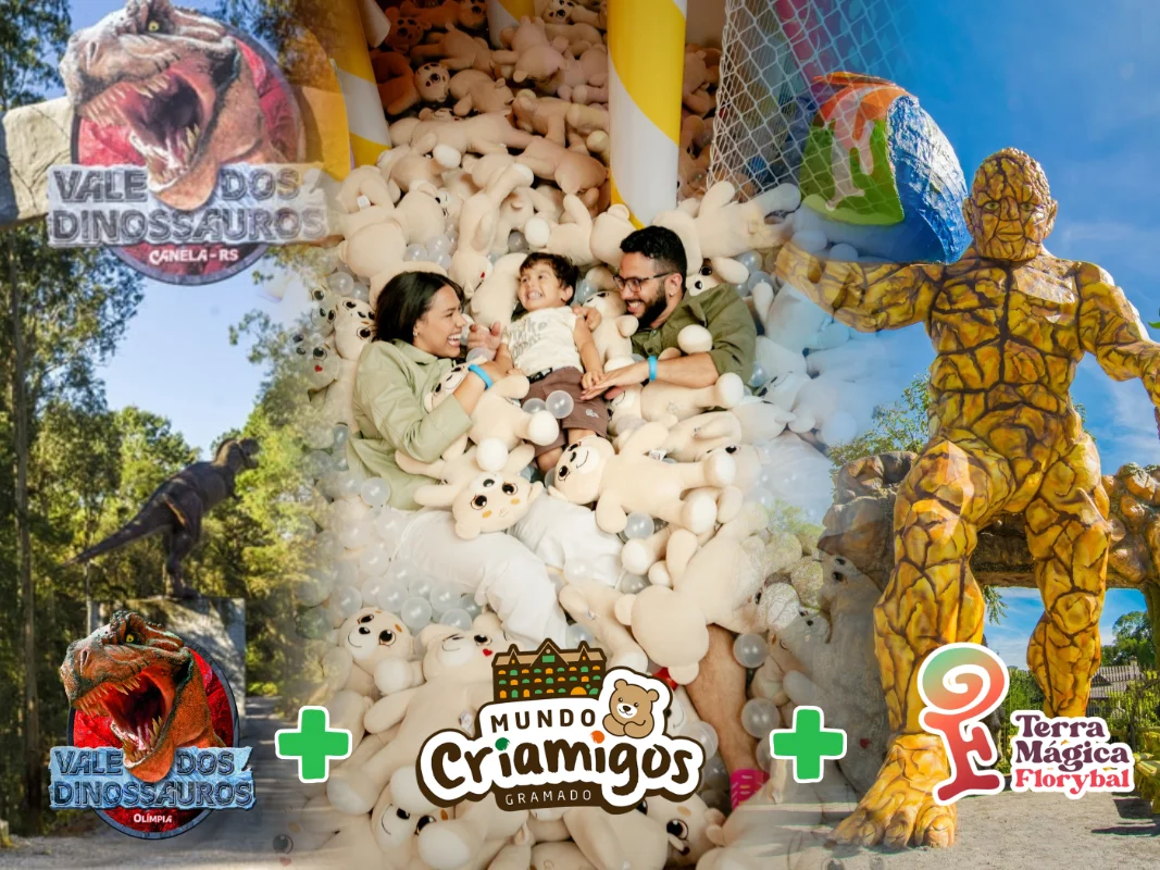 Vale dos Dinossauros + Oficina Criamigos + Florybal